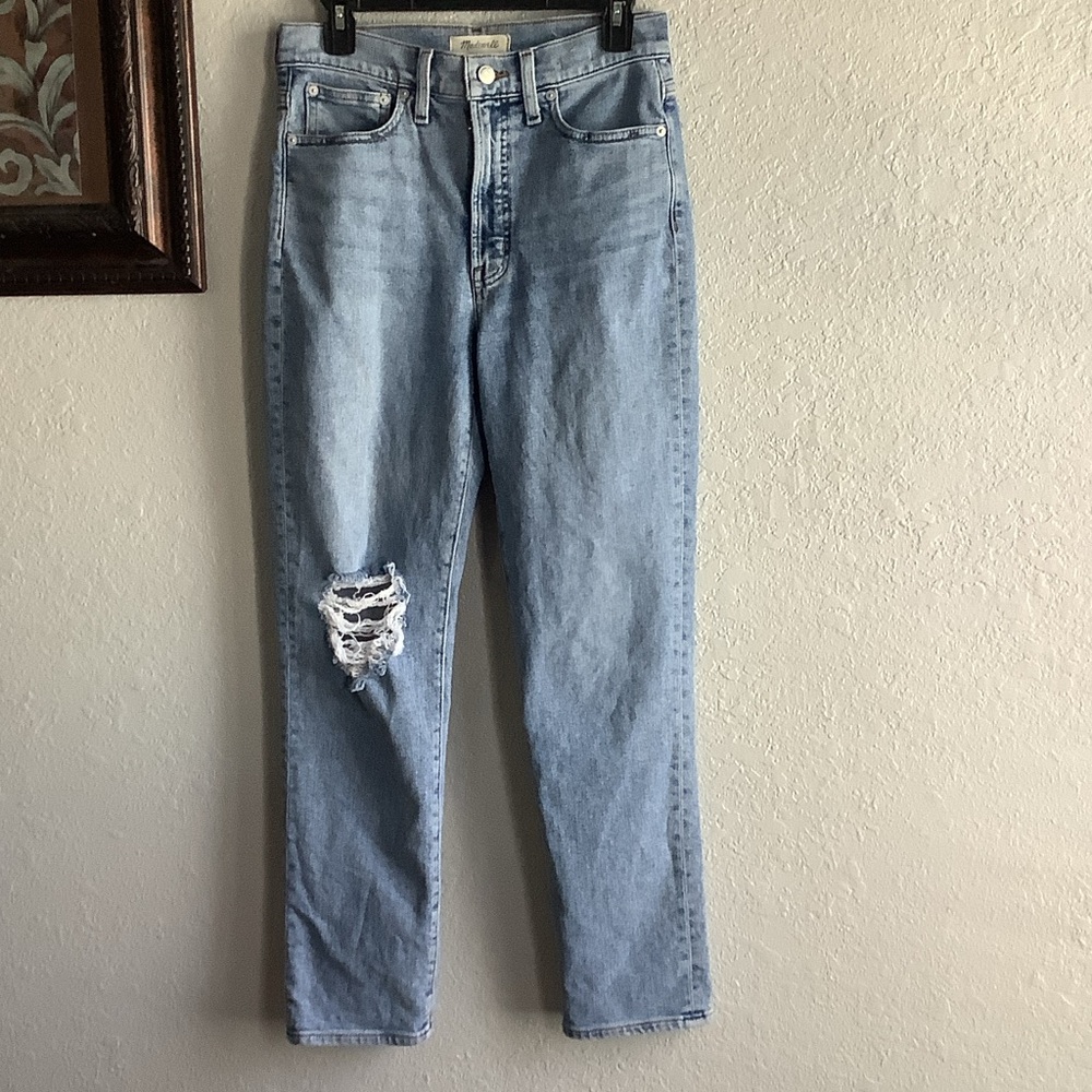 Madewell Light Blue Straight Leg Jeans